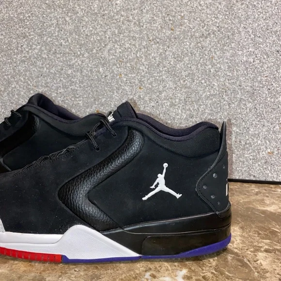 Air Jordan BIG FUND Multi Color Sole BV6273-003 Nike Air Jordan Big Fund Black Multicolor Basketball Shoes  main image 3